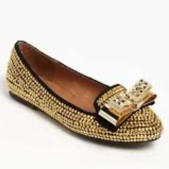 Jeffrey Campbell Womens Martini Embellished Loafer
Gold Studded Size 8 - Picture 2 of 13